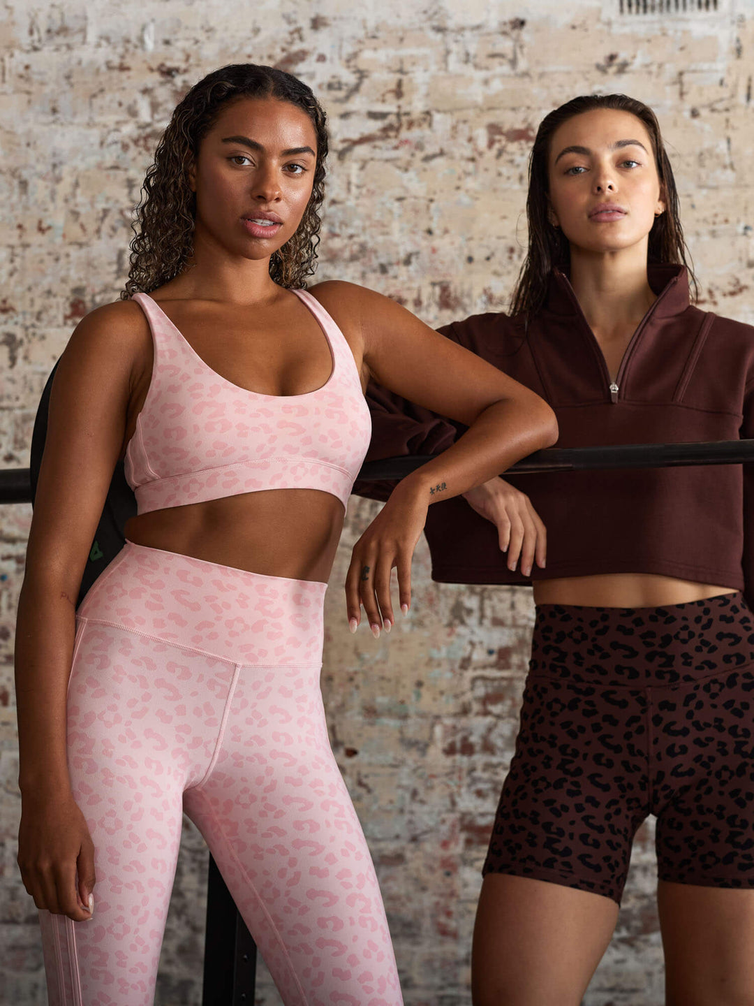 Evolution High Waisted Scrunch Shorts - Chocolate Leopard Clothing Ryderwear