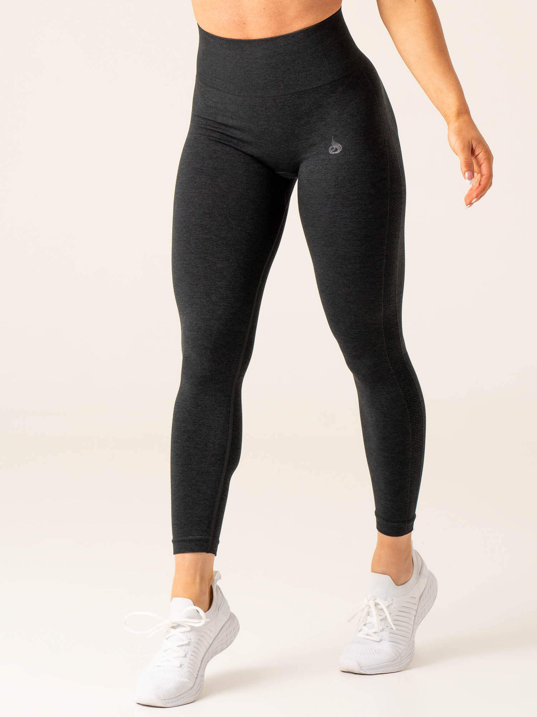 Evolve Scrunch Seamless Leggings - Black Marl Clothing Ryderwear