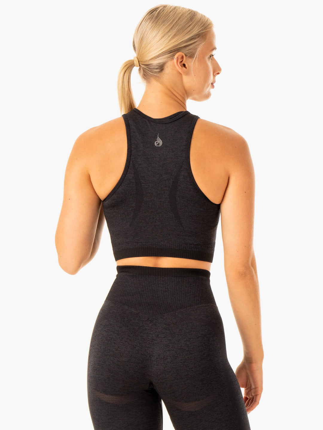 Excel Seamless Tank - Black Marl Clothing Ryderwear