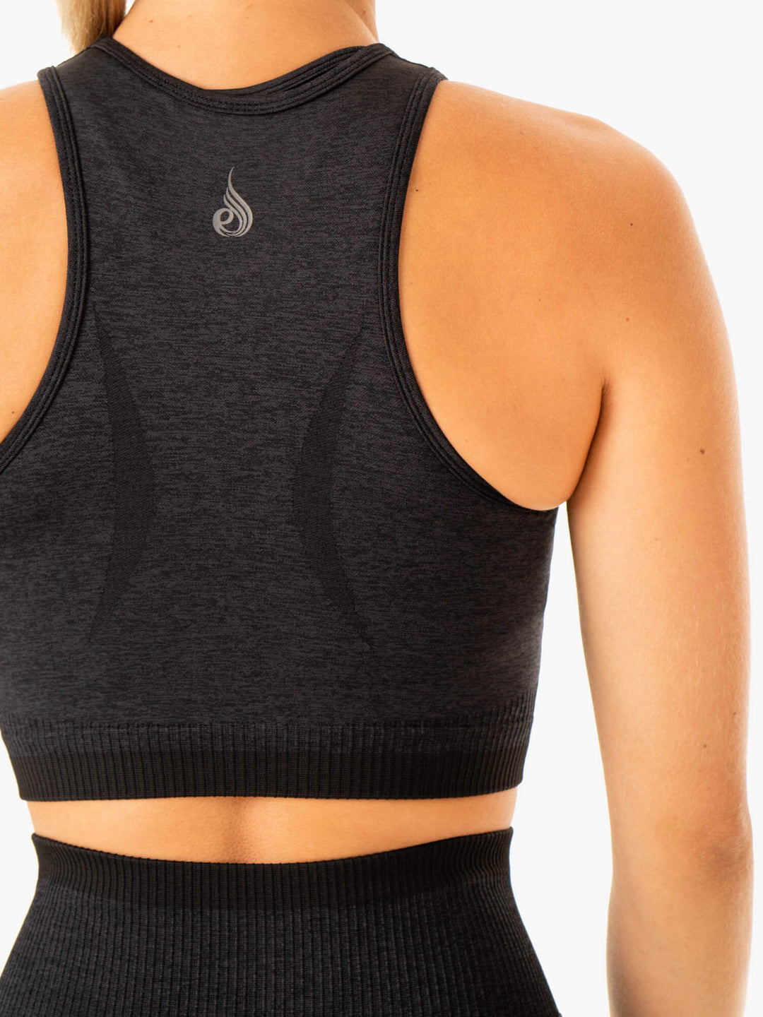 Excel Seamless Tank - Black Marl Clothing Ryderwear