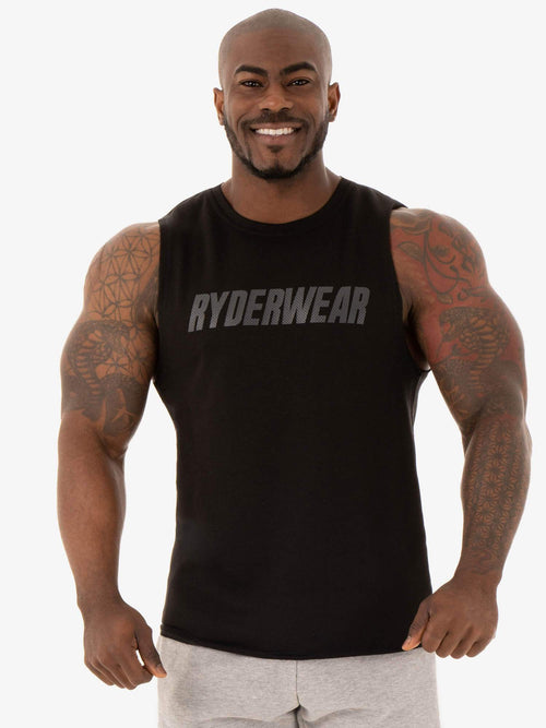Flex Fleece Tank Black