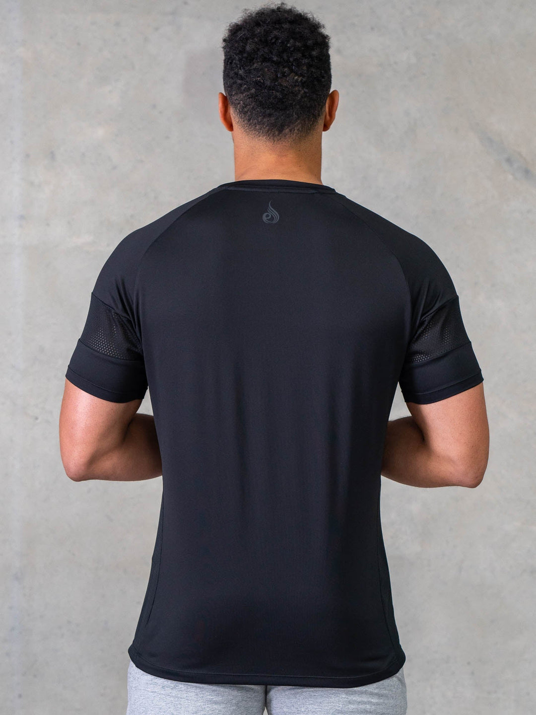 Flex Mesh T-Shirt - Black Clothing Ryderwear