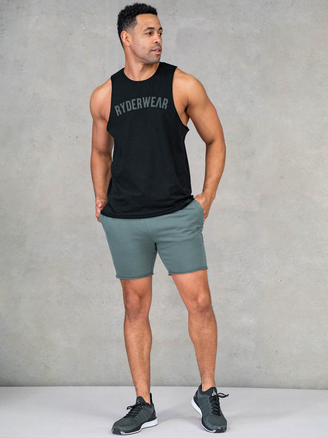 Force 6" Track Short - Fern Green Clothing Ryderwear