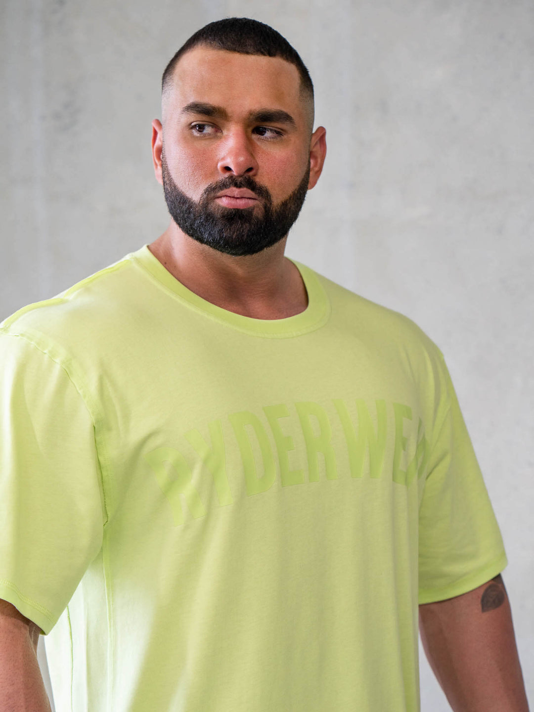 Force Oversized T-Shirt - Lime Clothing Ryderwear
