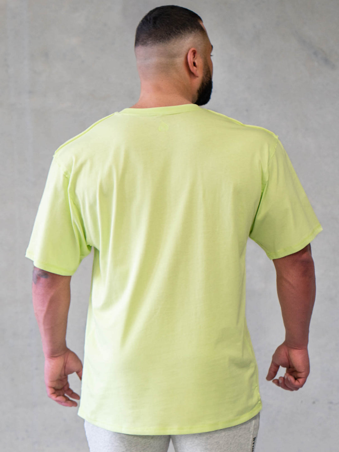 Force Oversized T-Shirt - Lime Clothing Ryderwear