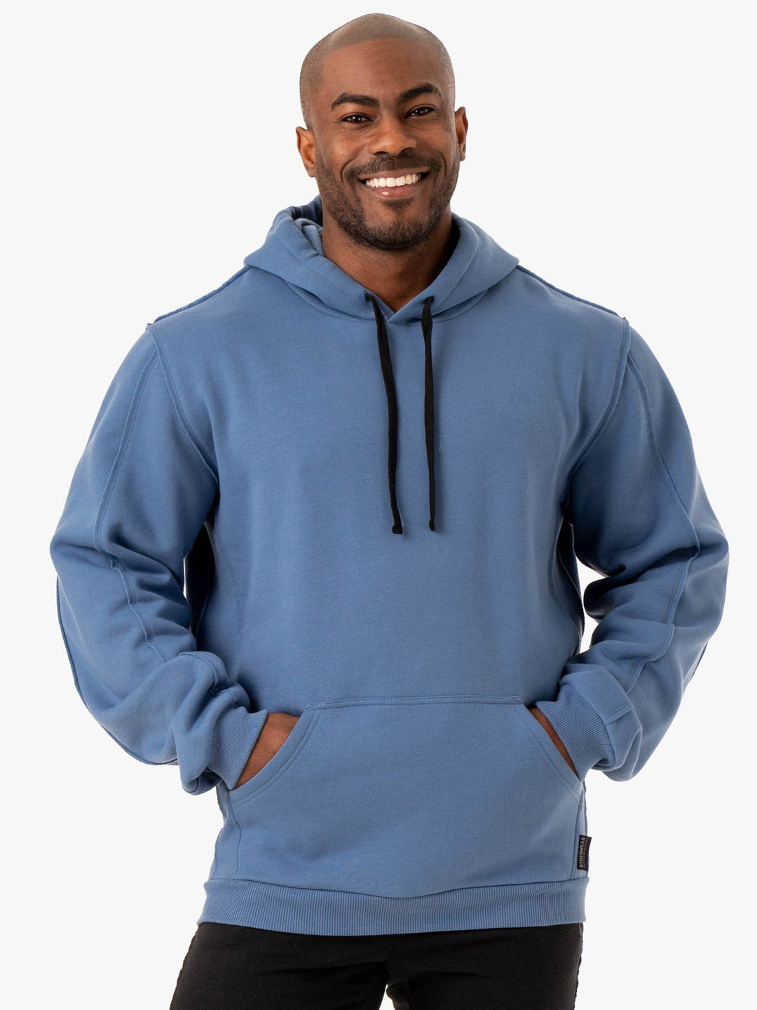 Force Pullover Hoodie - Blue Clothing Ryderwear