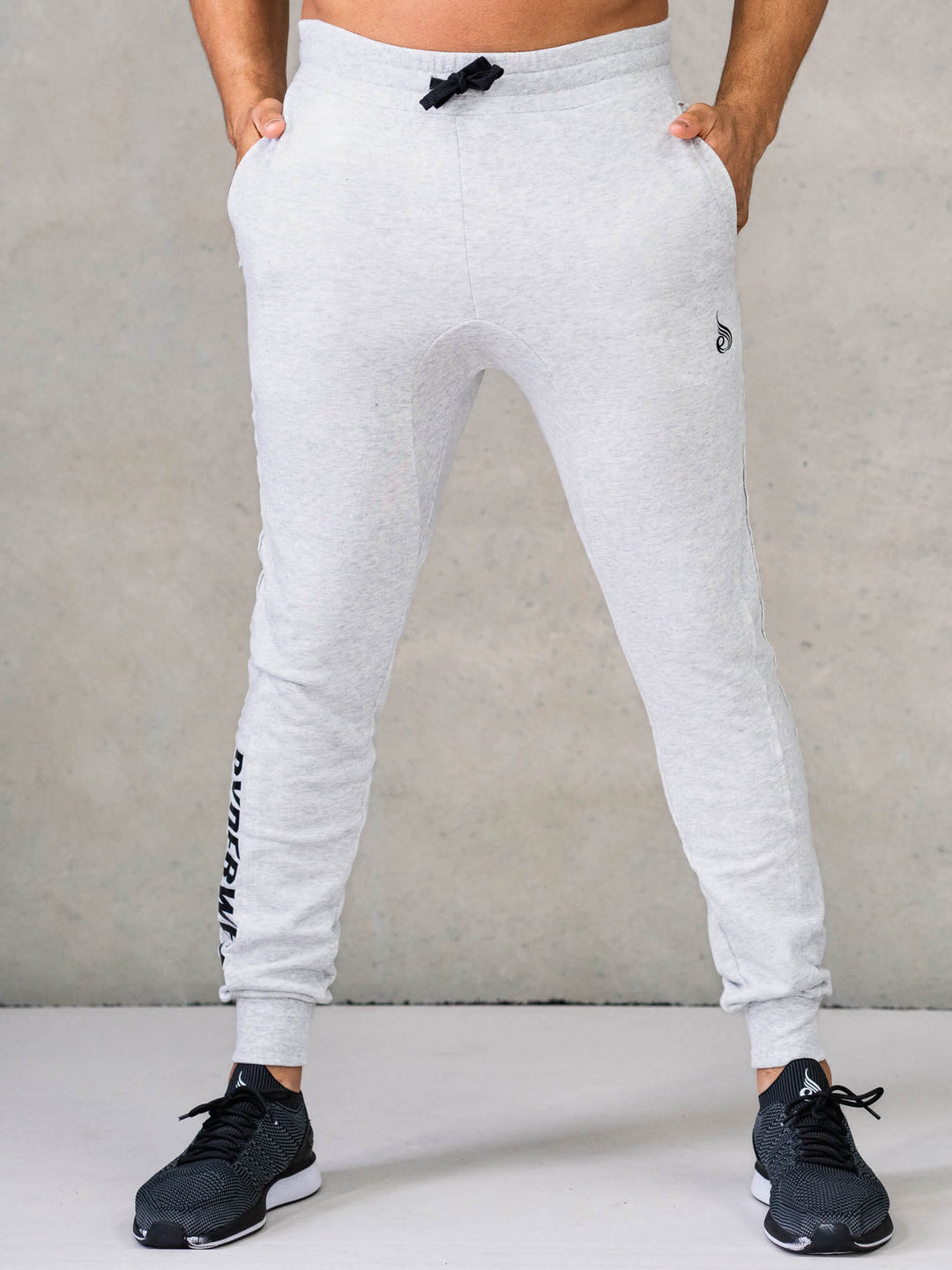Force Track Pant - Chalk Grey Marl Clothing Ryderwear