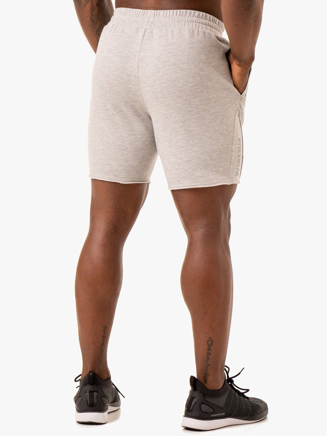 Force Track Short - Grey Marl Clothing Ryderwear