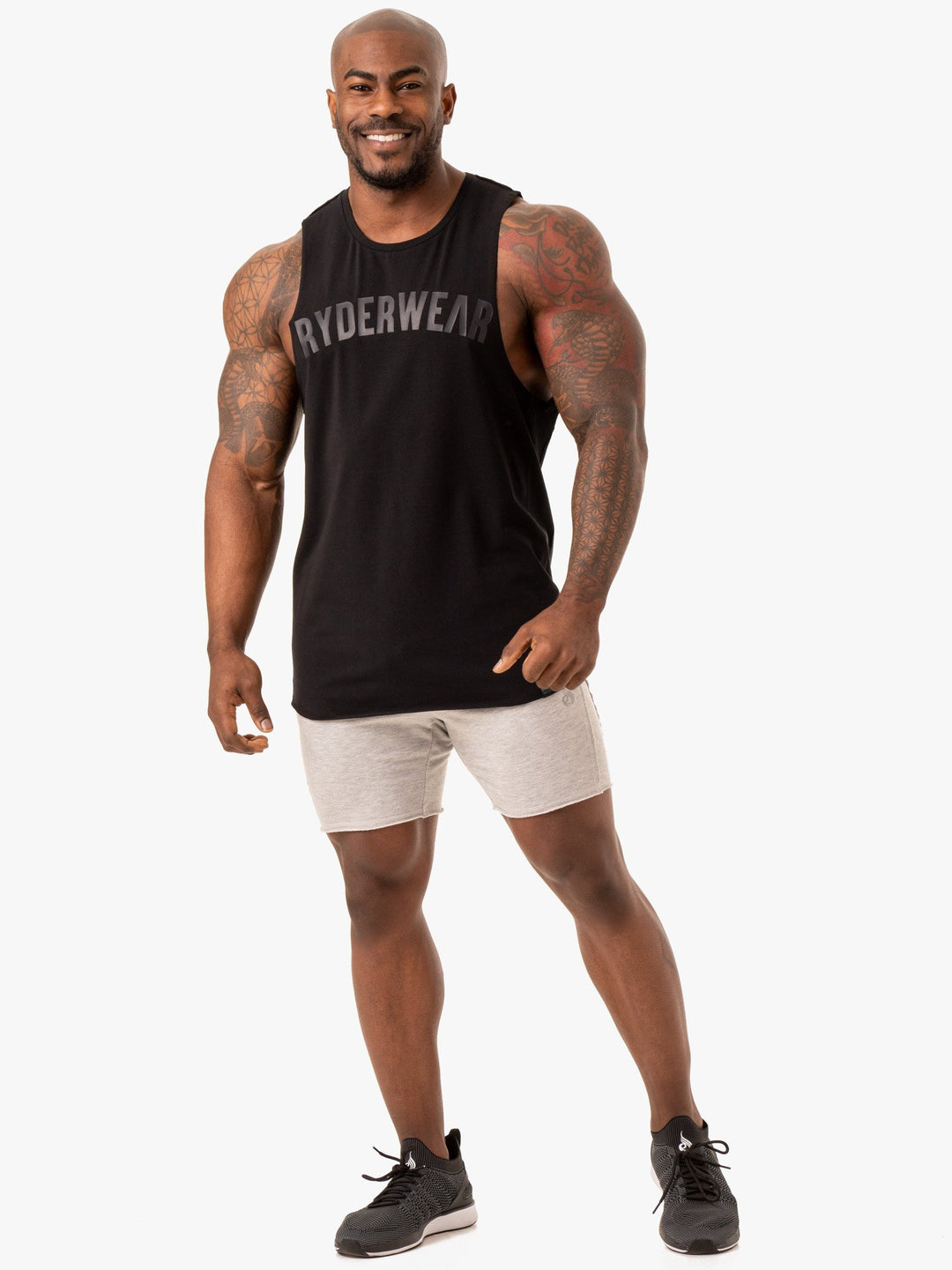 Force Track Short - Grey Marl Clothing Ryderwear