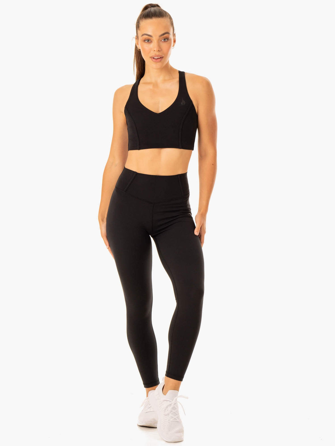 Form Sports Bra - Black Clothing Ryderwear