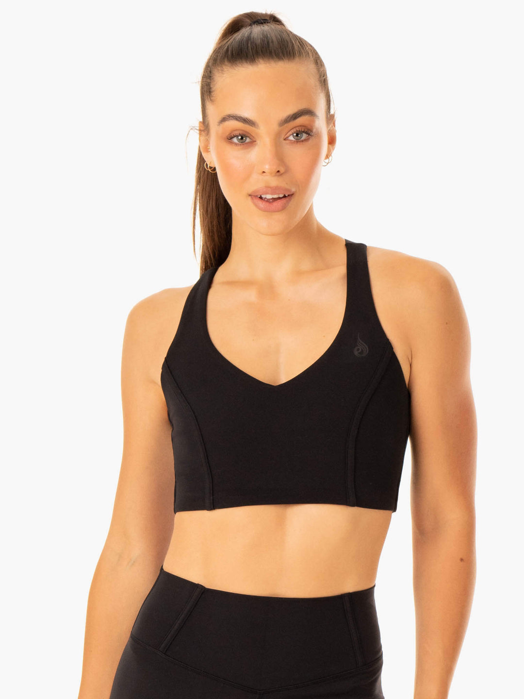 Form Sports Bra - Black Clothing Ryderwear