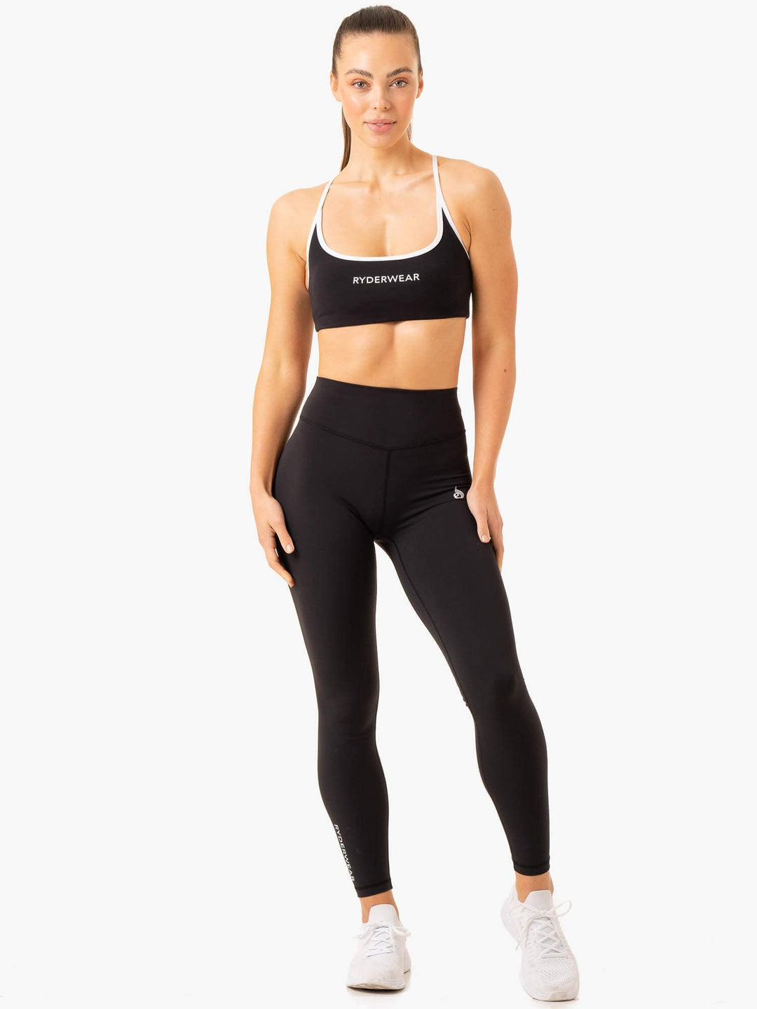 Frequency Sports Bra - Black Clothing Ryderwear