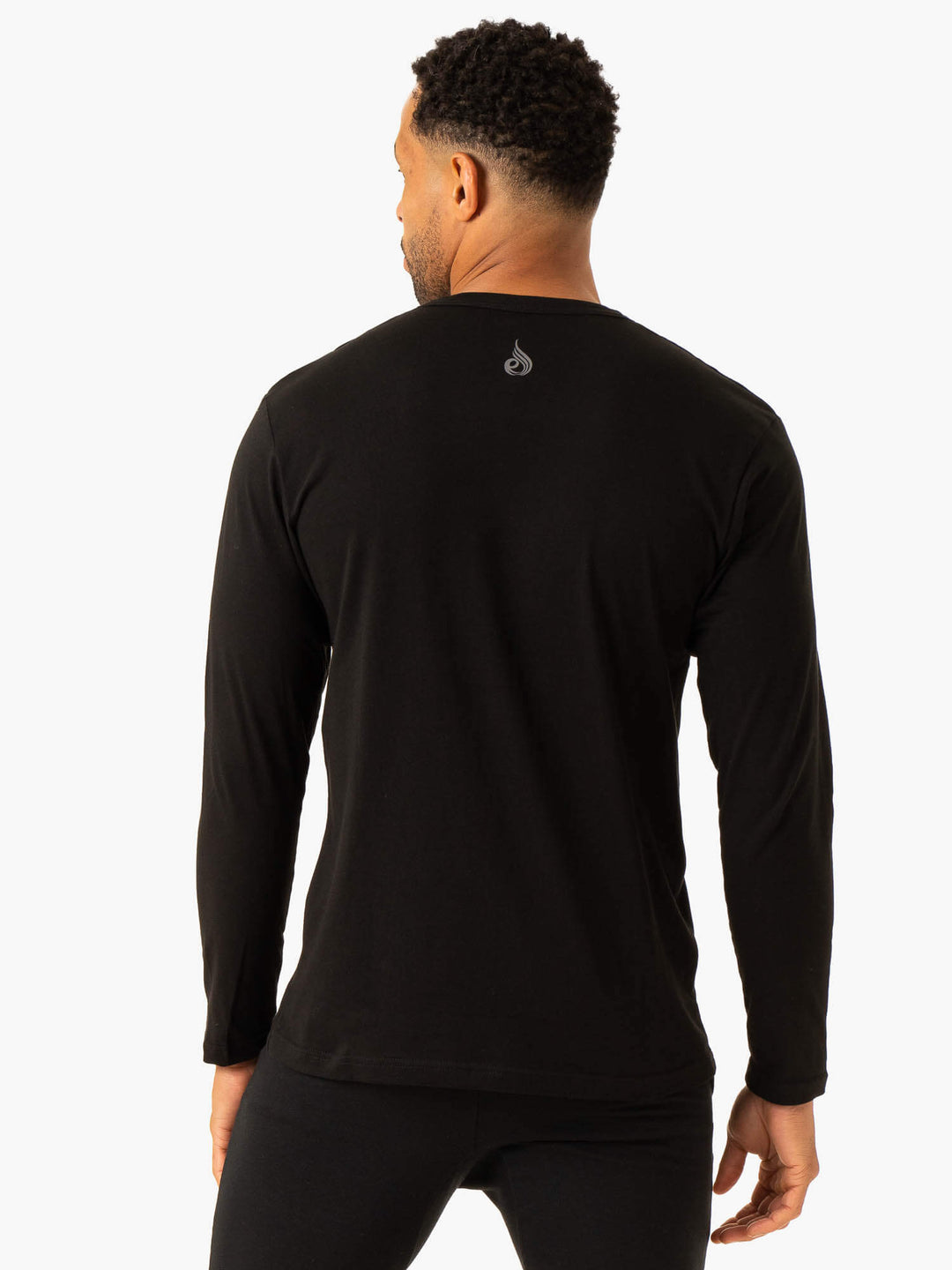 Graphic Long Sleeve T-Shirt - Black Clothing Ryderwear