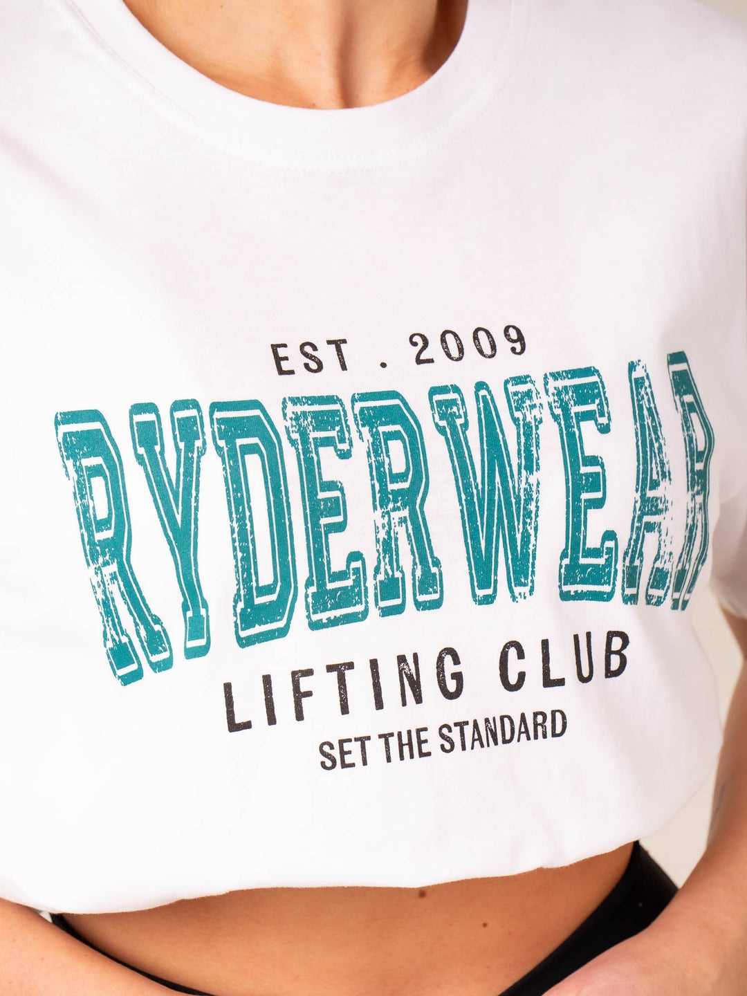 Grit Oversized T-Shirt - White Clothing Ryderwear