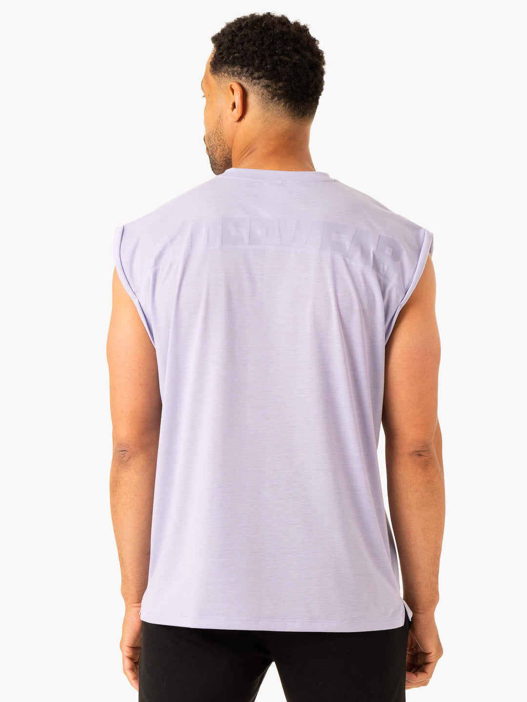 Heritage Wide Cut Tank - Lavender Clothing Ryderwear