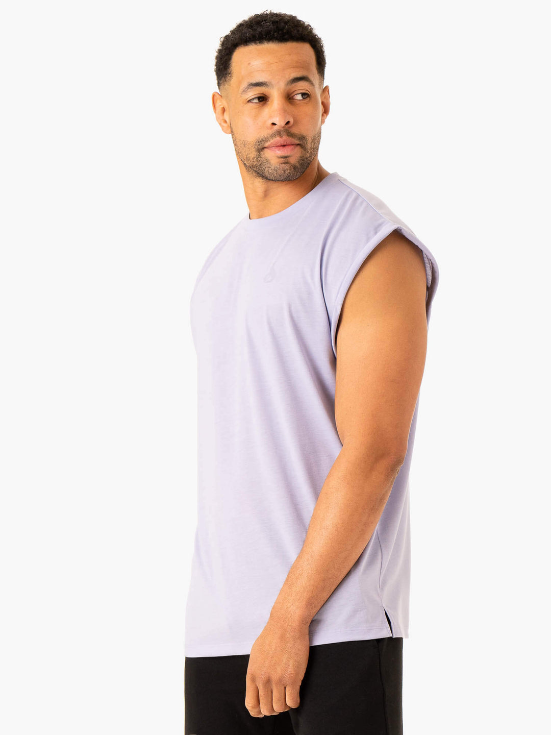 Heritage Wide Cut Tank - Lavender Clothing Ryderwear