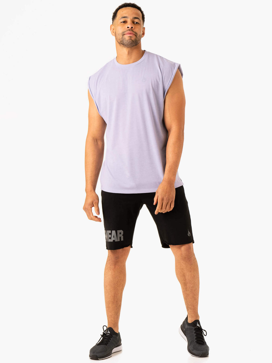 Heritage Wide Cut Tank - Lavender Clothing Ryderwear