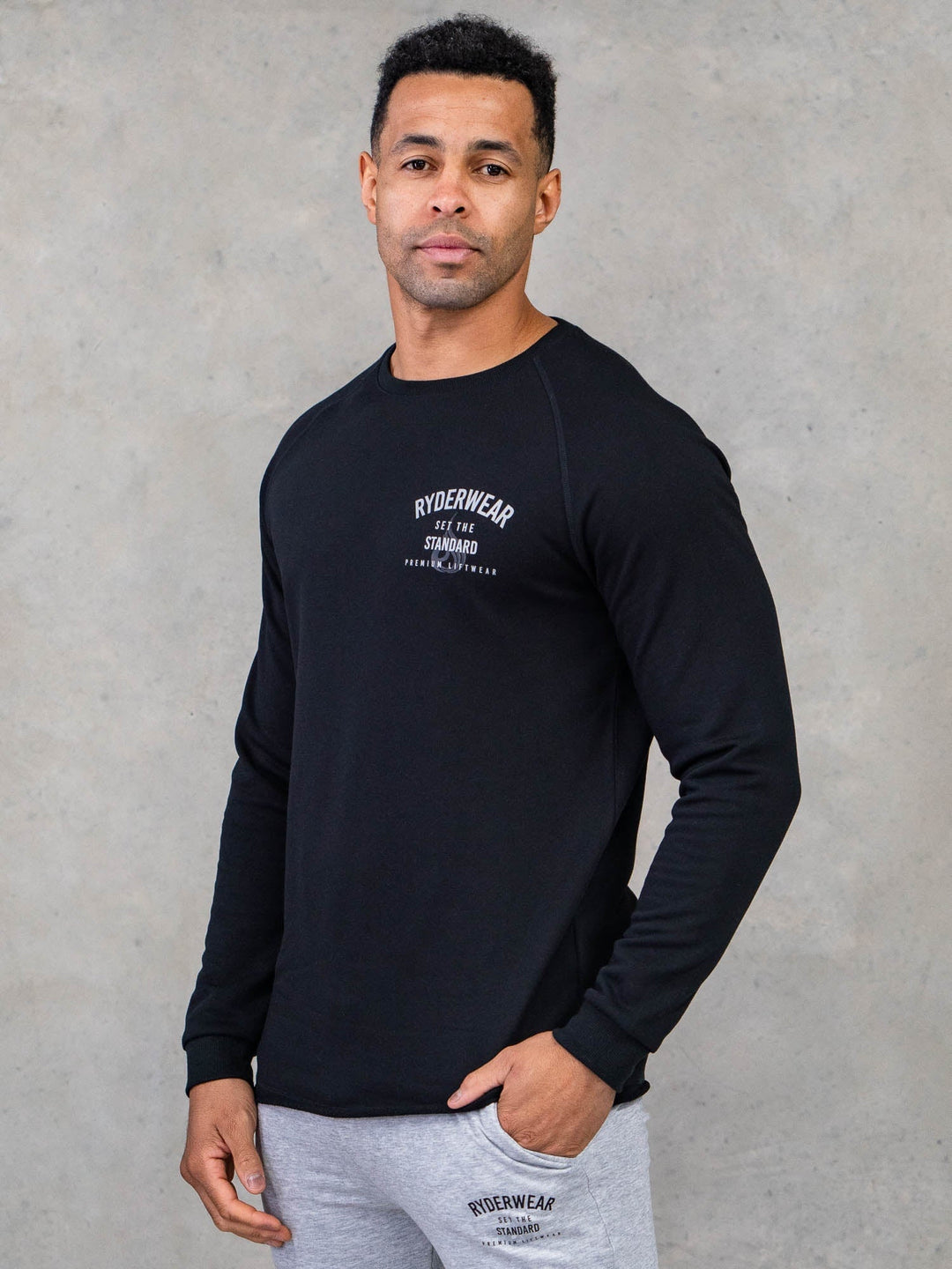 Legacy Crewneck - Black Clothing Ryderwear