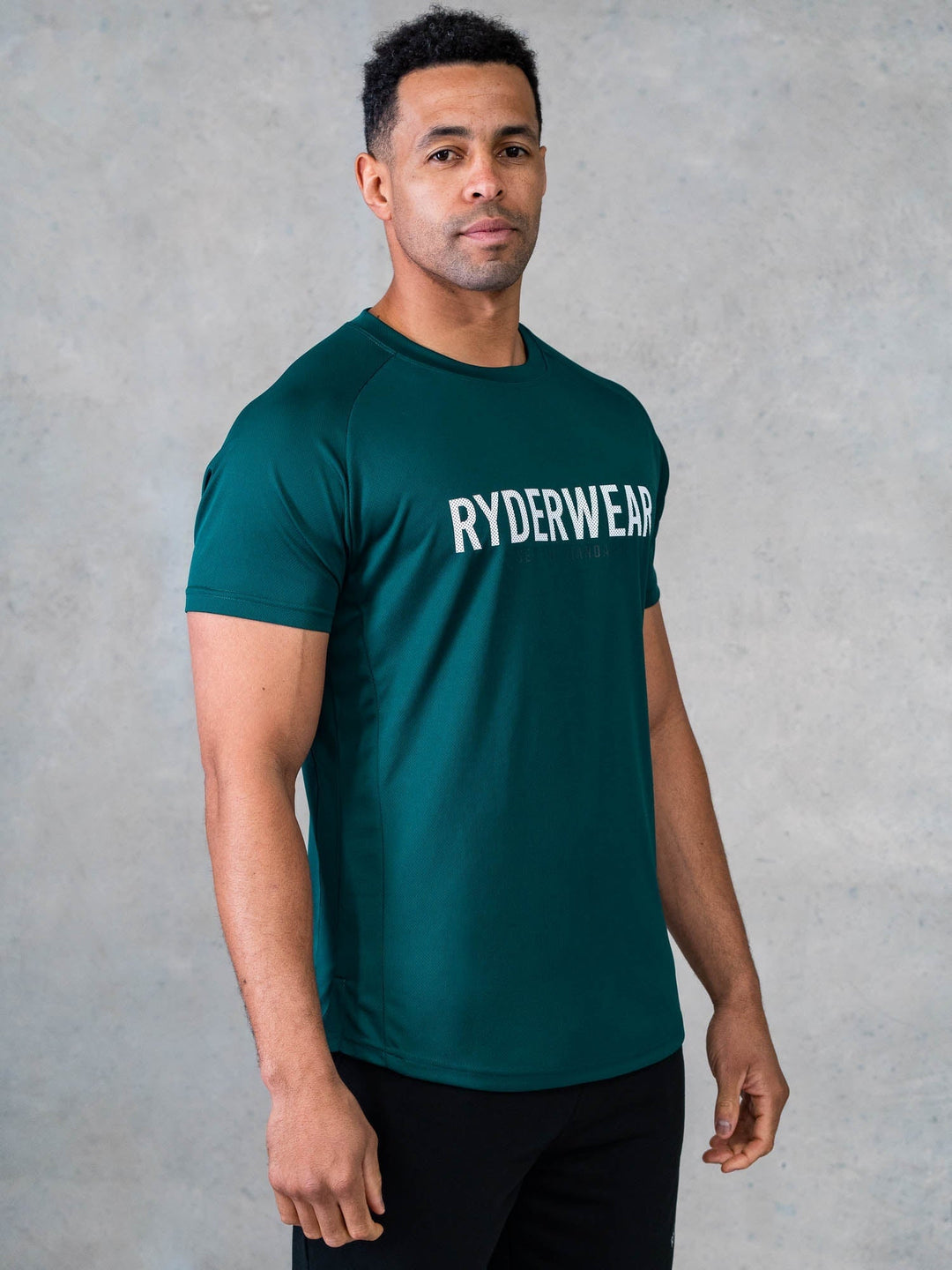 Legacy Mesh T-Shirt - Emerald Clothing Ryderwear