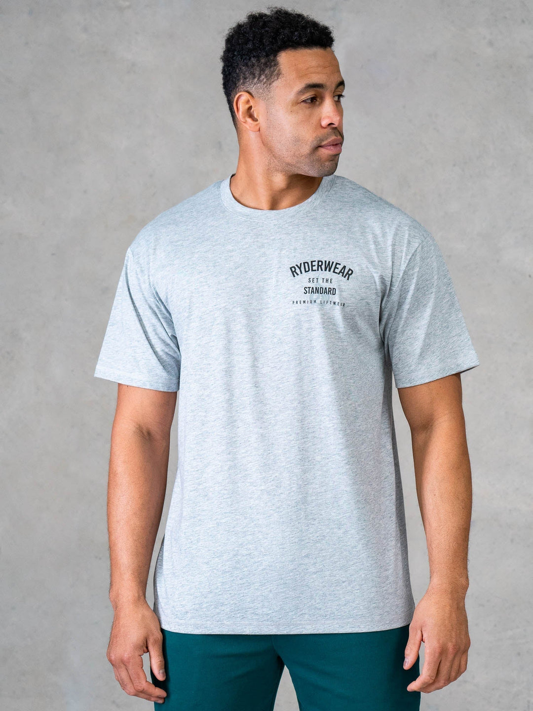 Legacy T-Shirt - Grey Marl Clothing Ryderwear