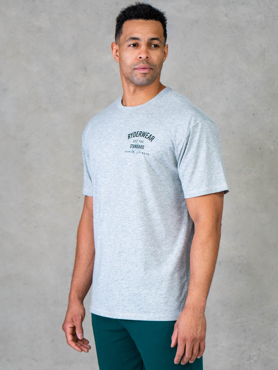 Legacy T-Shirt - Grey Marl Clothing Ryderwear