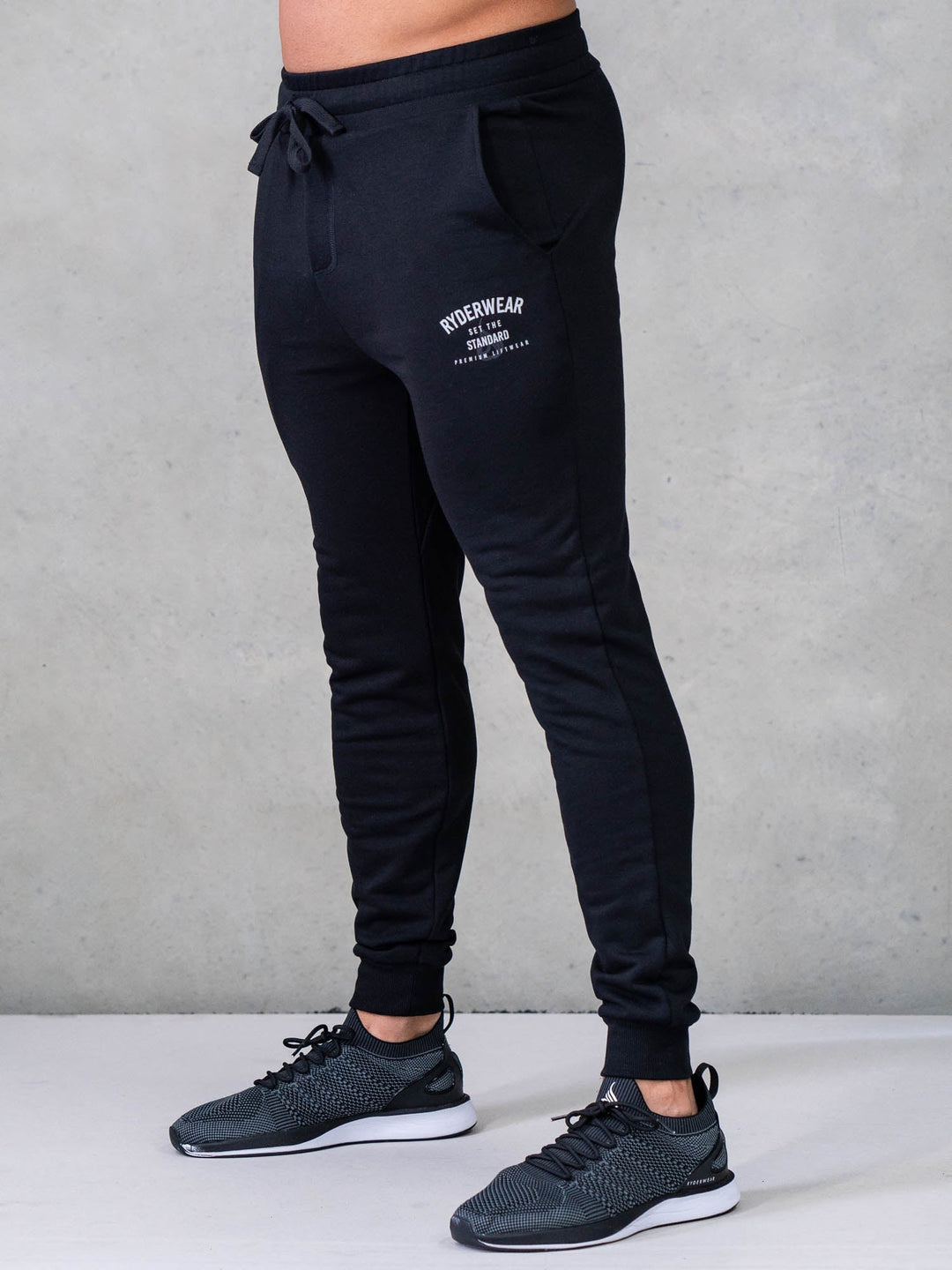 Legacy Track Pants - Black Clothing Ryderwear