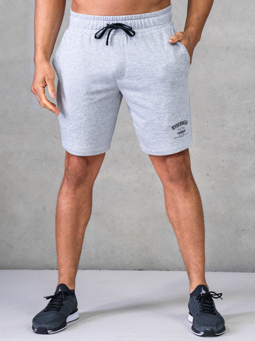 Legacy Track Shorts Grey Marl