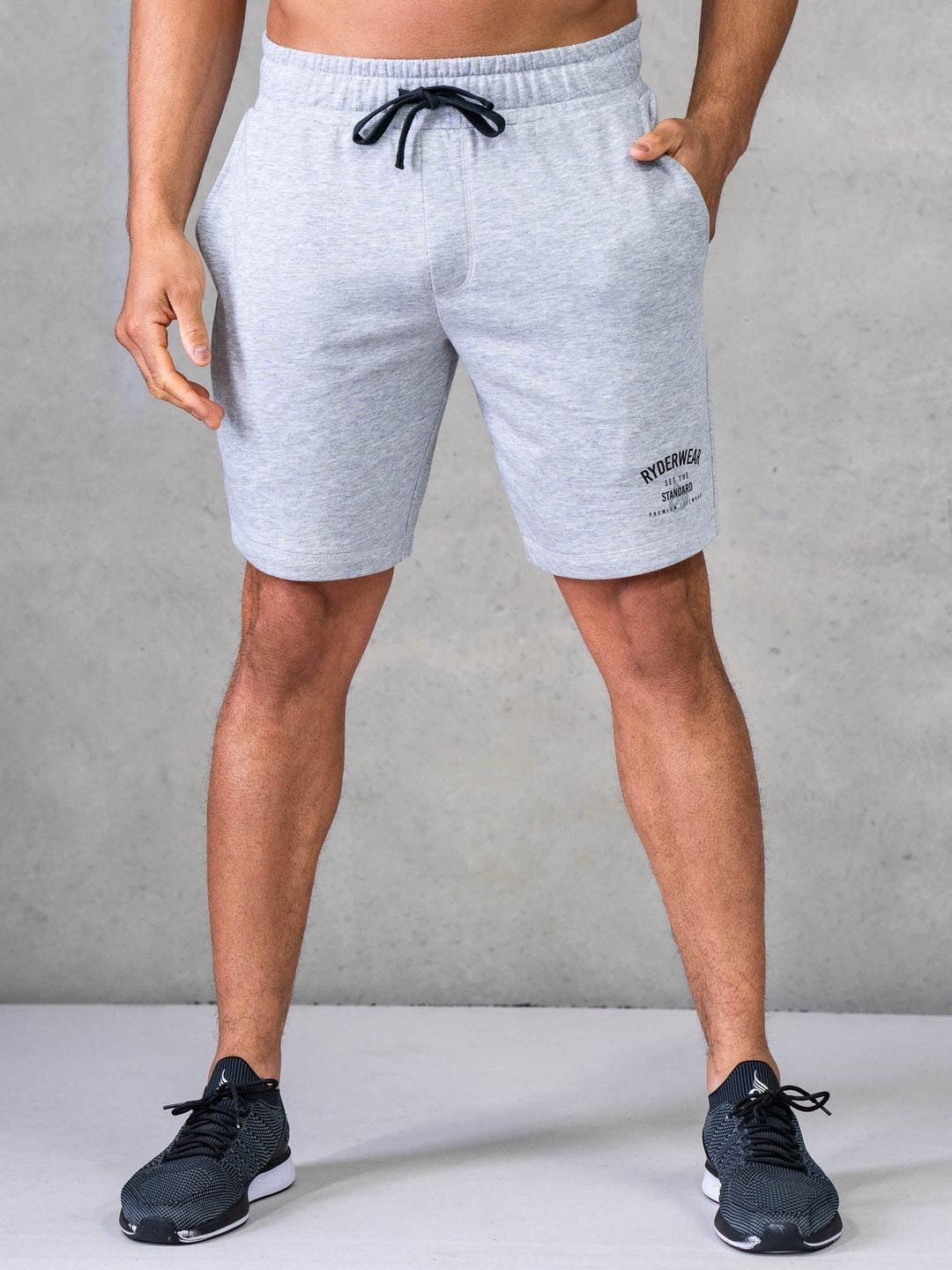 Legacy Track Shorts - Grey Marl Clothing Ryderwear