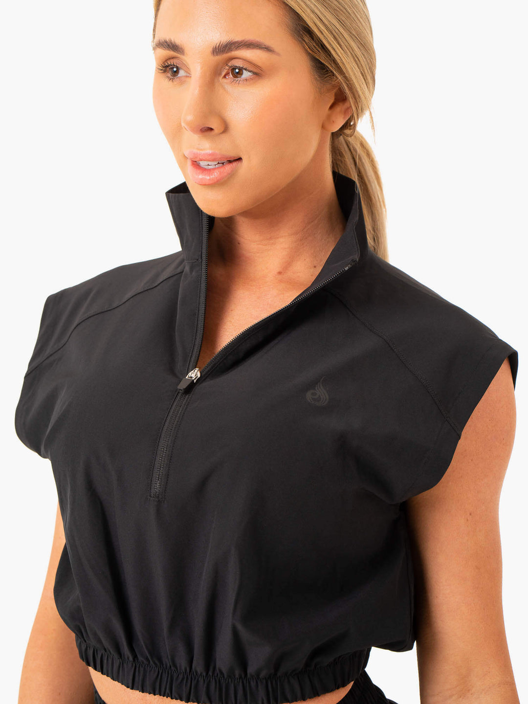 Level Up Sleeveless Training Top - Black Clothing Ryderwear