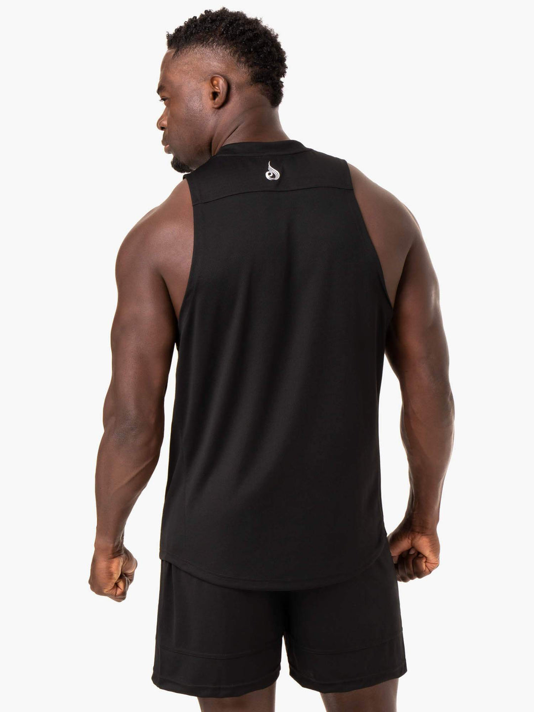 Lift Mesh Baller Tank - Black Clothing Ryderwear