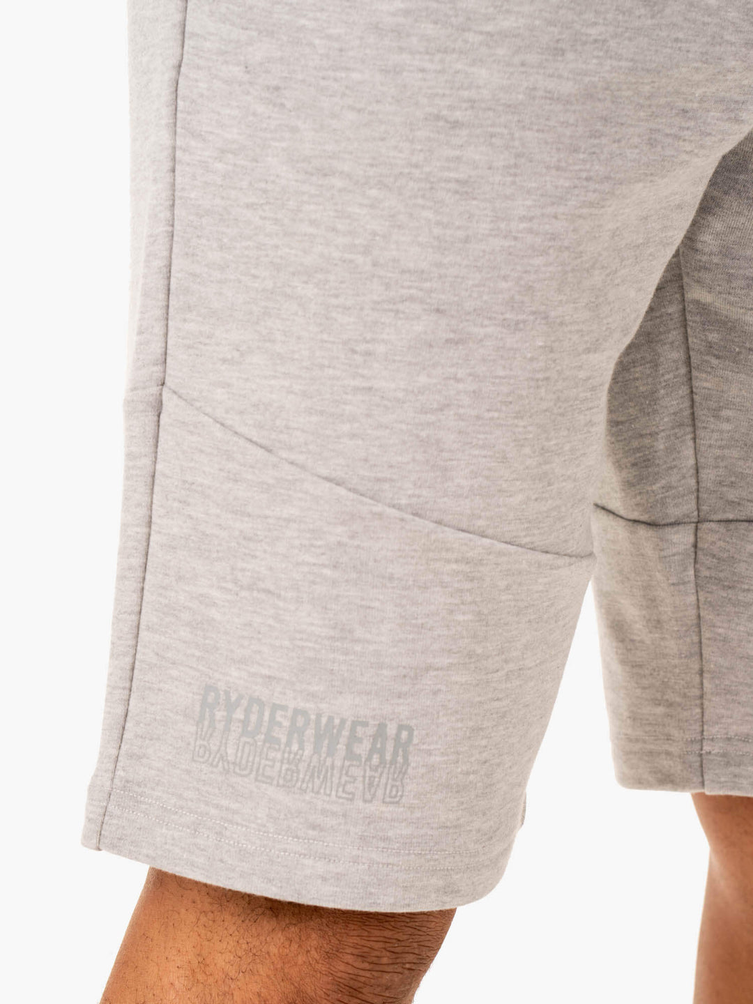 Limitless Track Short - Grey Marl Clothing Ryderwear