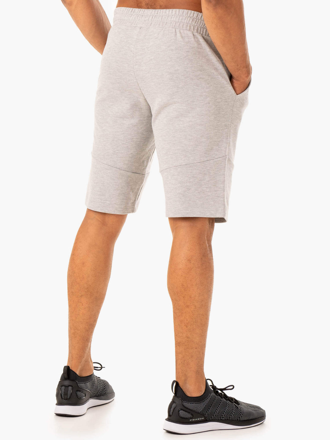 Limitless Track Short - Grey Marl Clothing Ryderwear