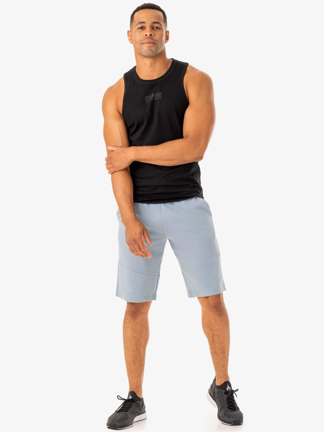 Limitless Track Short - Ice Blue Clothing Ryderwear