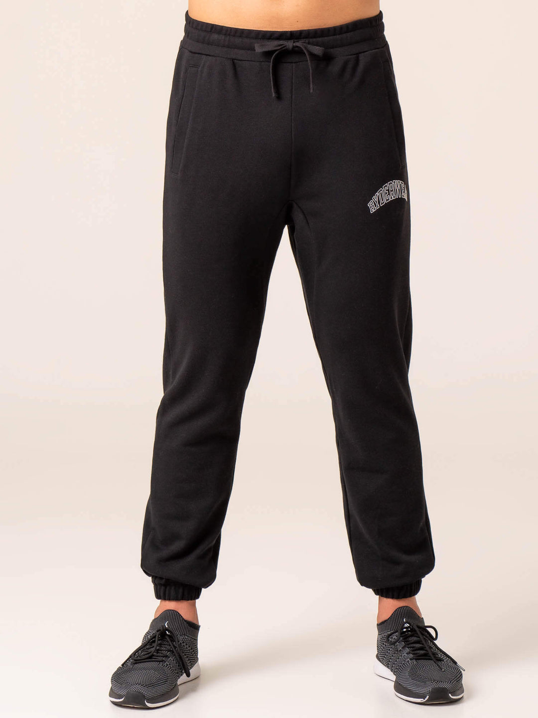 Men's Collegiate Track Pant - Black Clothing Ryderwear