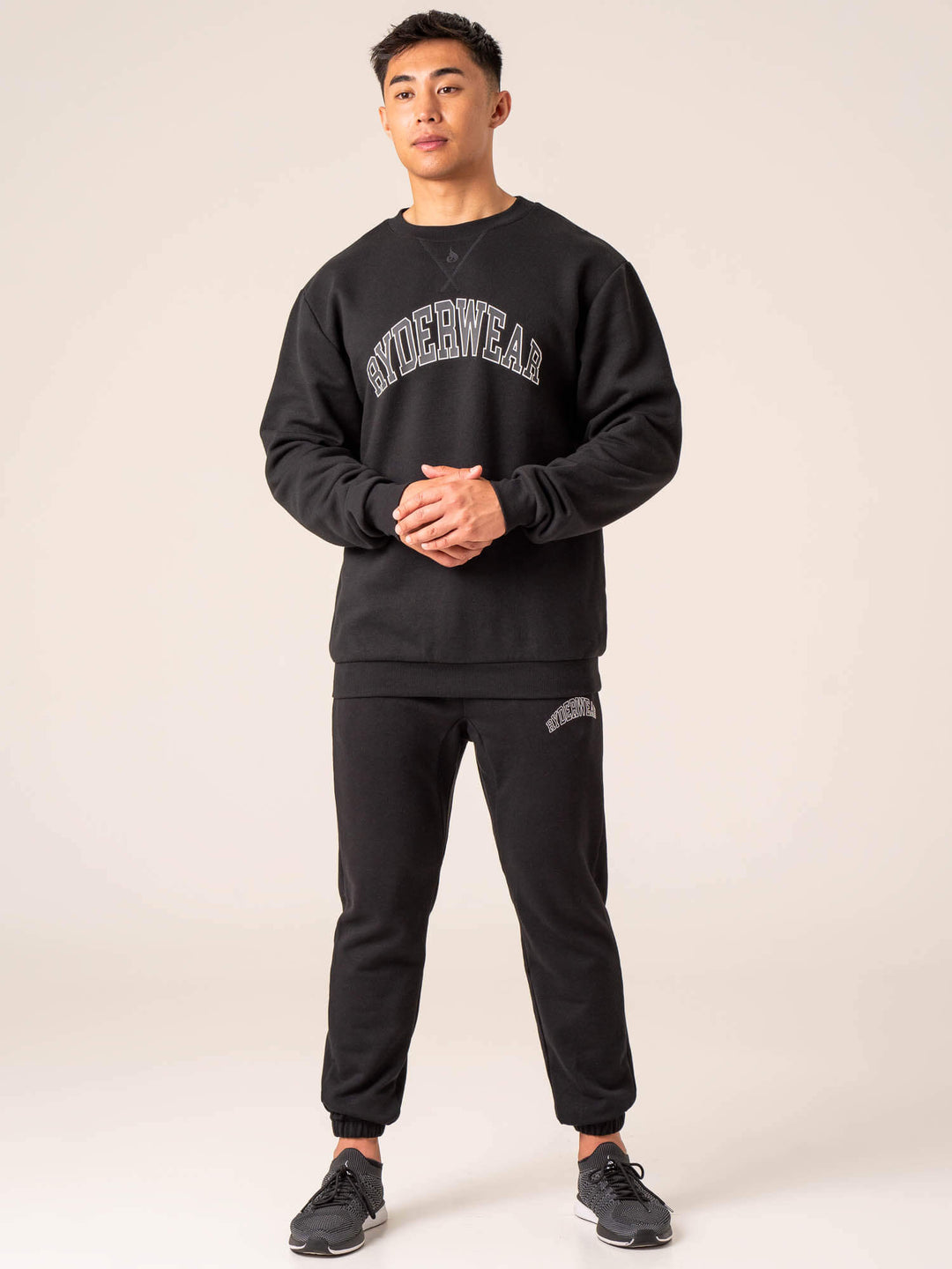 Men's Collegiate Track Pant - Black Clothing Ryderwear