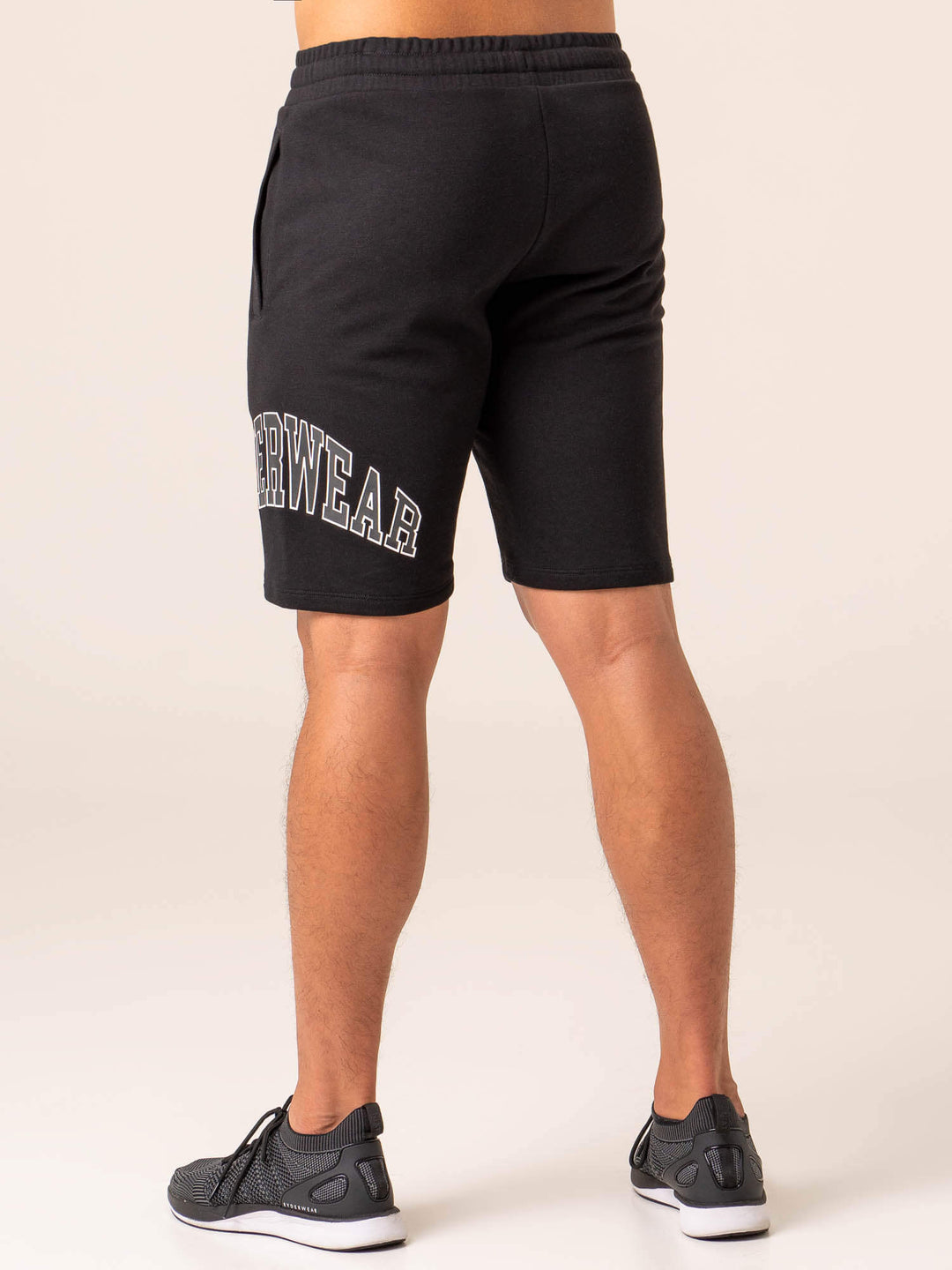 Men's Collegiate Track Short - Black Clothing Ryderwear