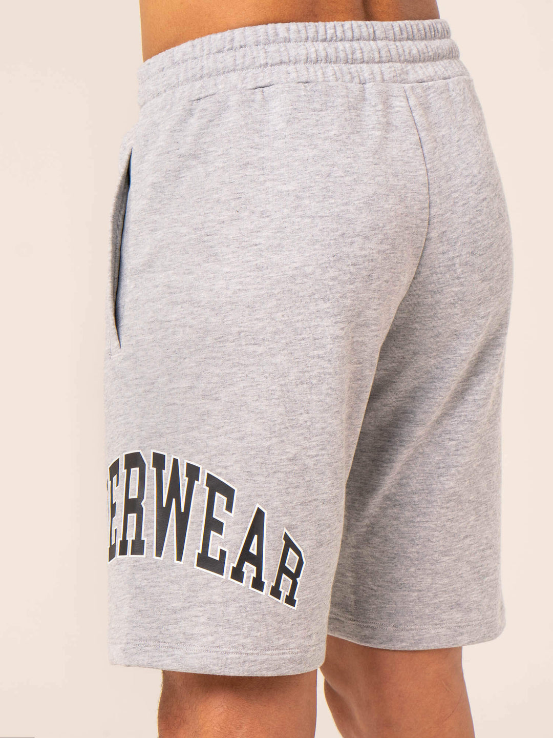 Men's Collegiate Track Short - Grey Marl Clothing Ryderwear