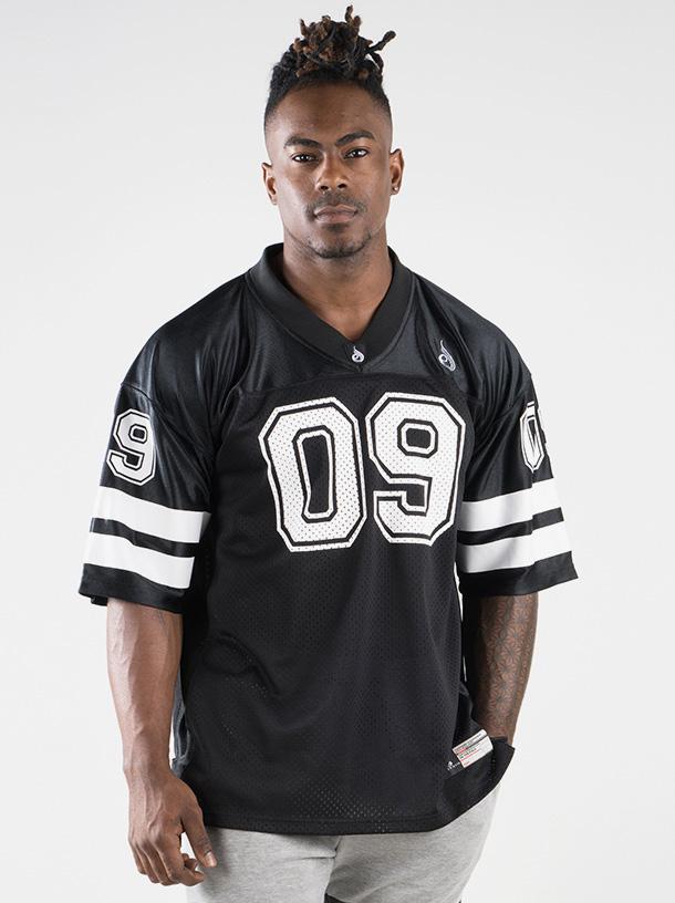 Mens Varsity Jersey - Black Clothing Ryderwear