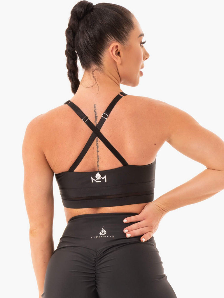 NEM X RW Sports Bra - Black - Ryderwear