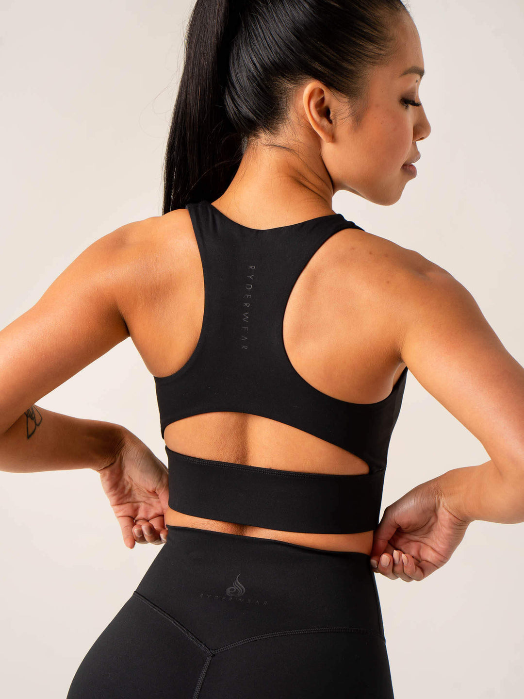 NKD Arch Sports Bra - Black Clothing Ryderwear