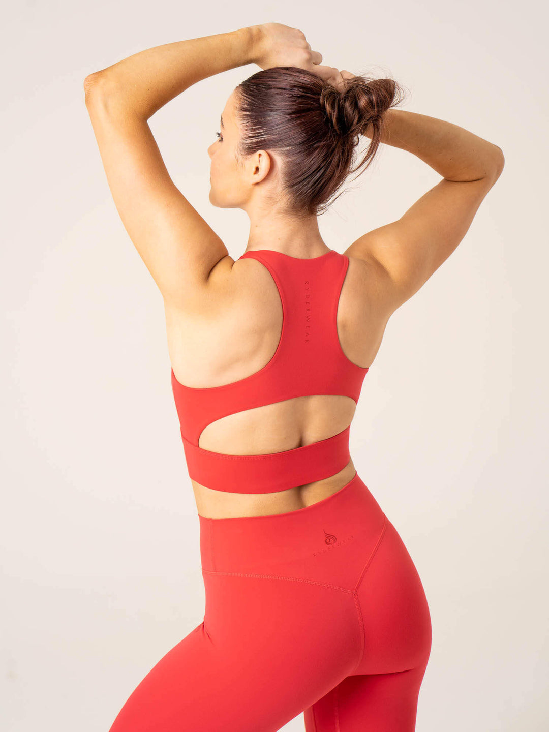 NKD Arch Sports Bra - Red Clothing Ryderwear