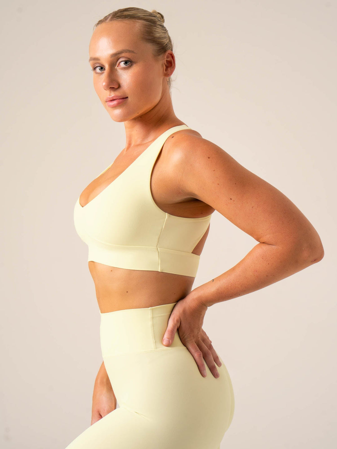 NKD Embody Sports Bra - Lemon Clothing Ryderwear