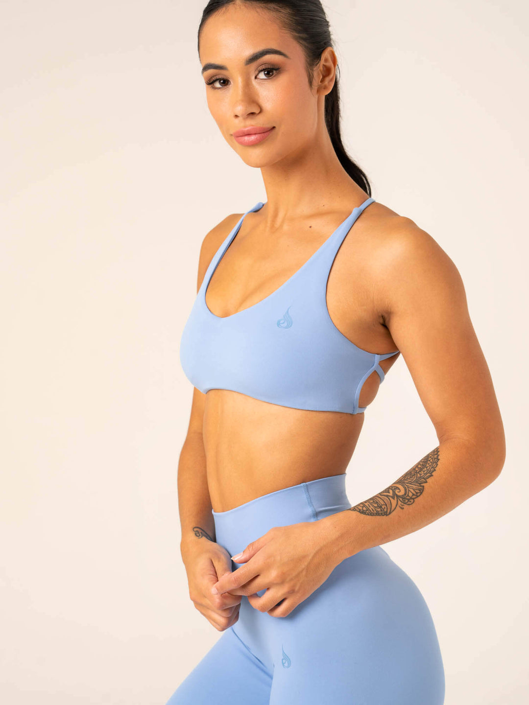 NKD Embody Sports Crop - Blue Clothing Ryderwear