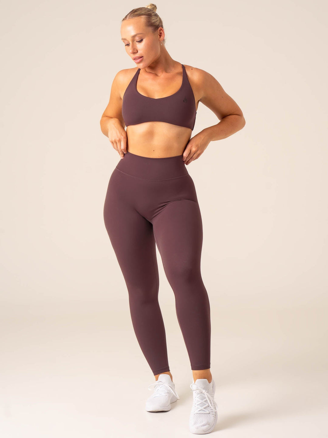 NKD Embody Sports Crop - Plum Clothing Ryderwear