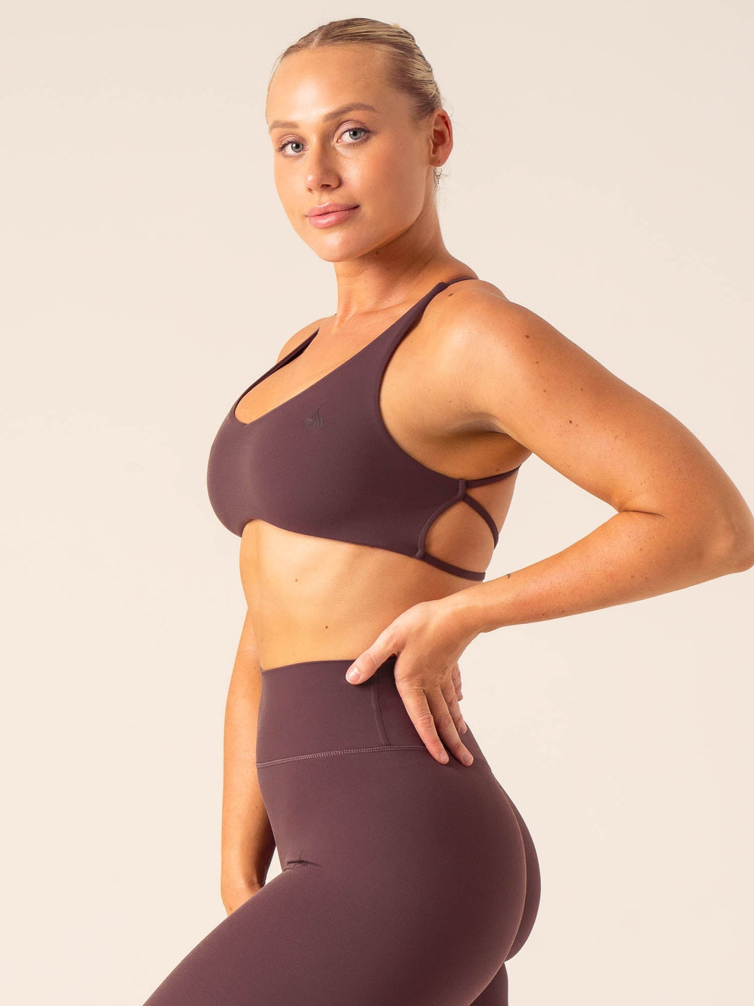 NKD Embody Sports Crop - Plum Clothing Ryderwear