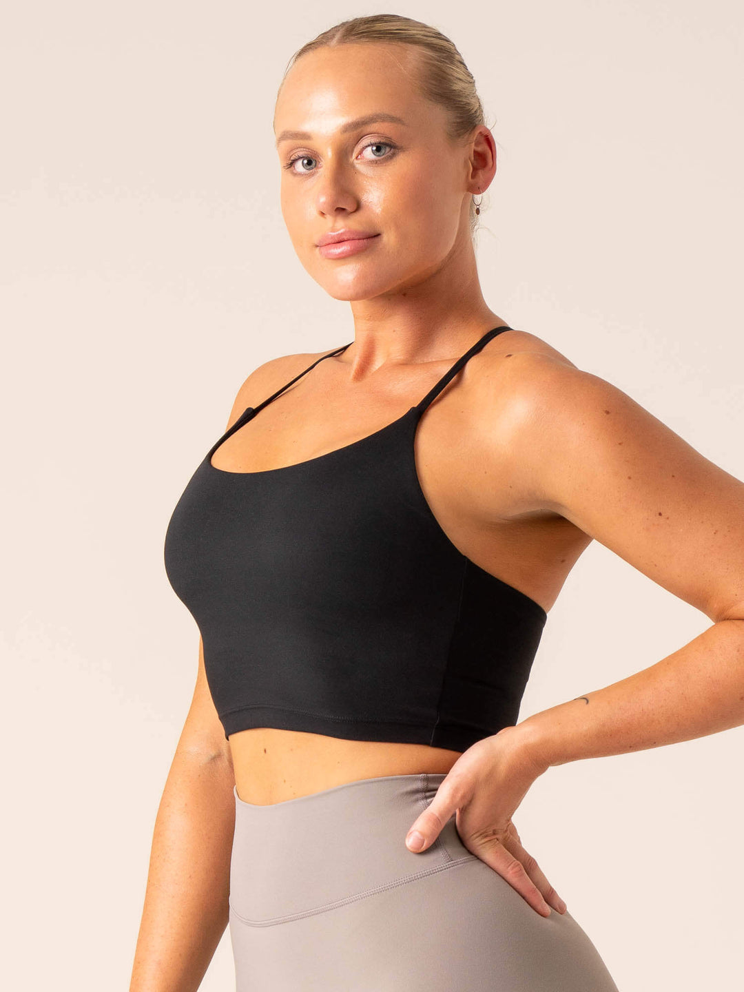 NKD Embody Tank Bra - Black Clothing Ryderwear