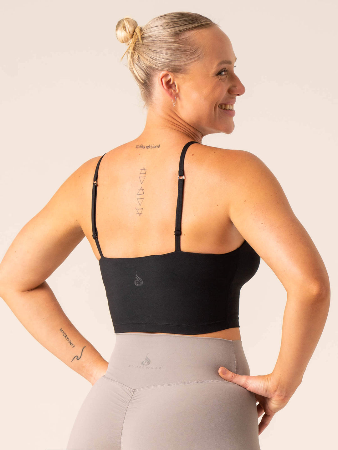 NKD Embody Tank Bra - Black Clothing Ryderwear