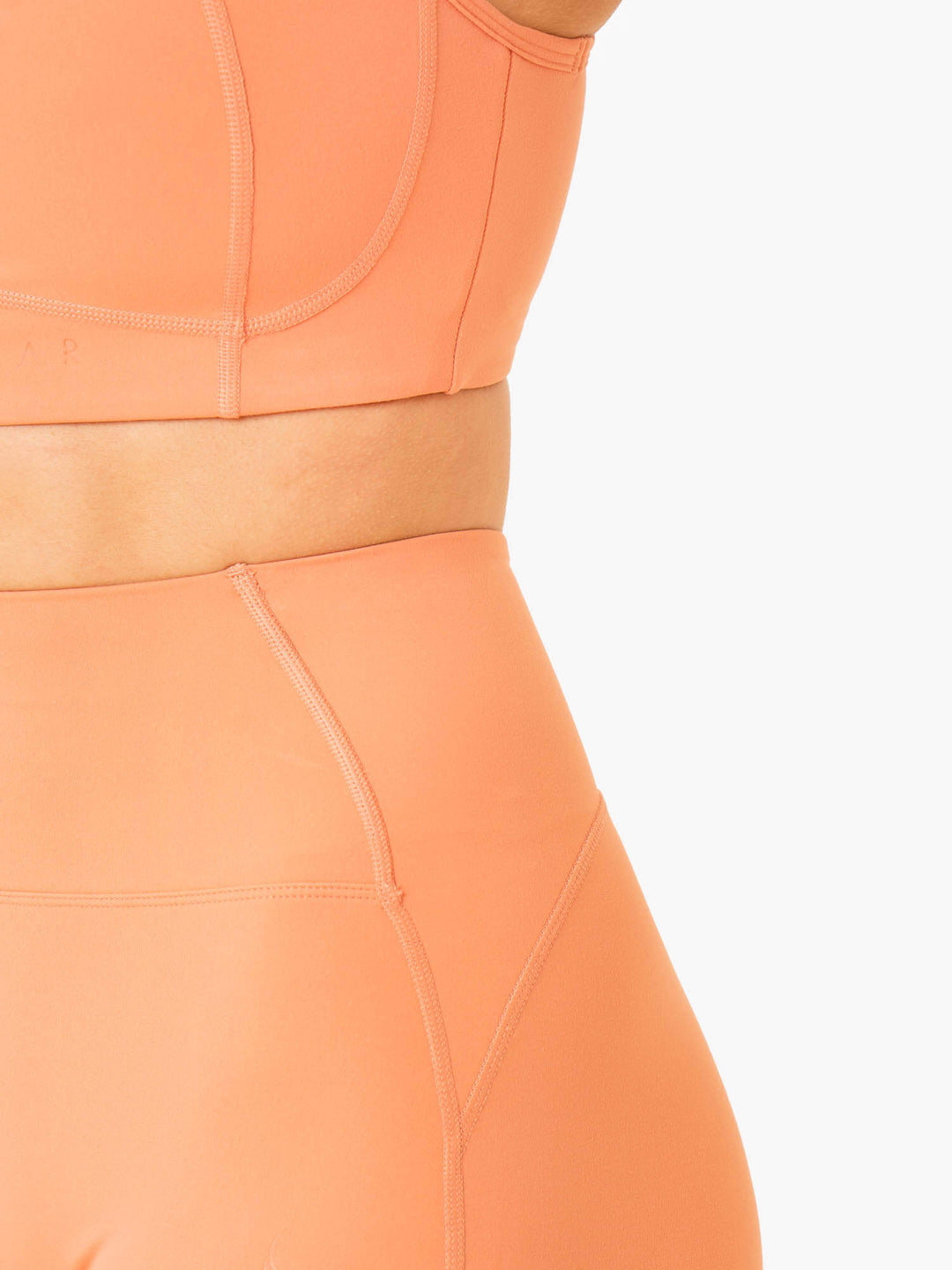 NKD Frame High Waisted Leggings - Terracotta Clothing Ryderwear