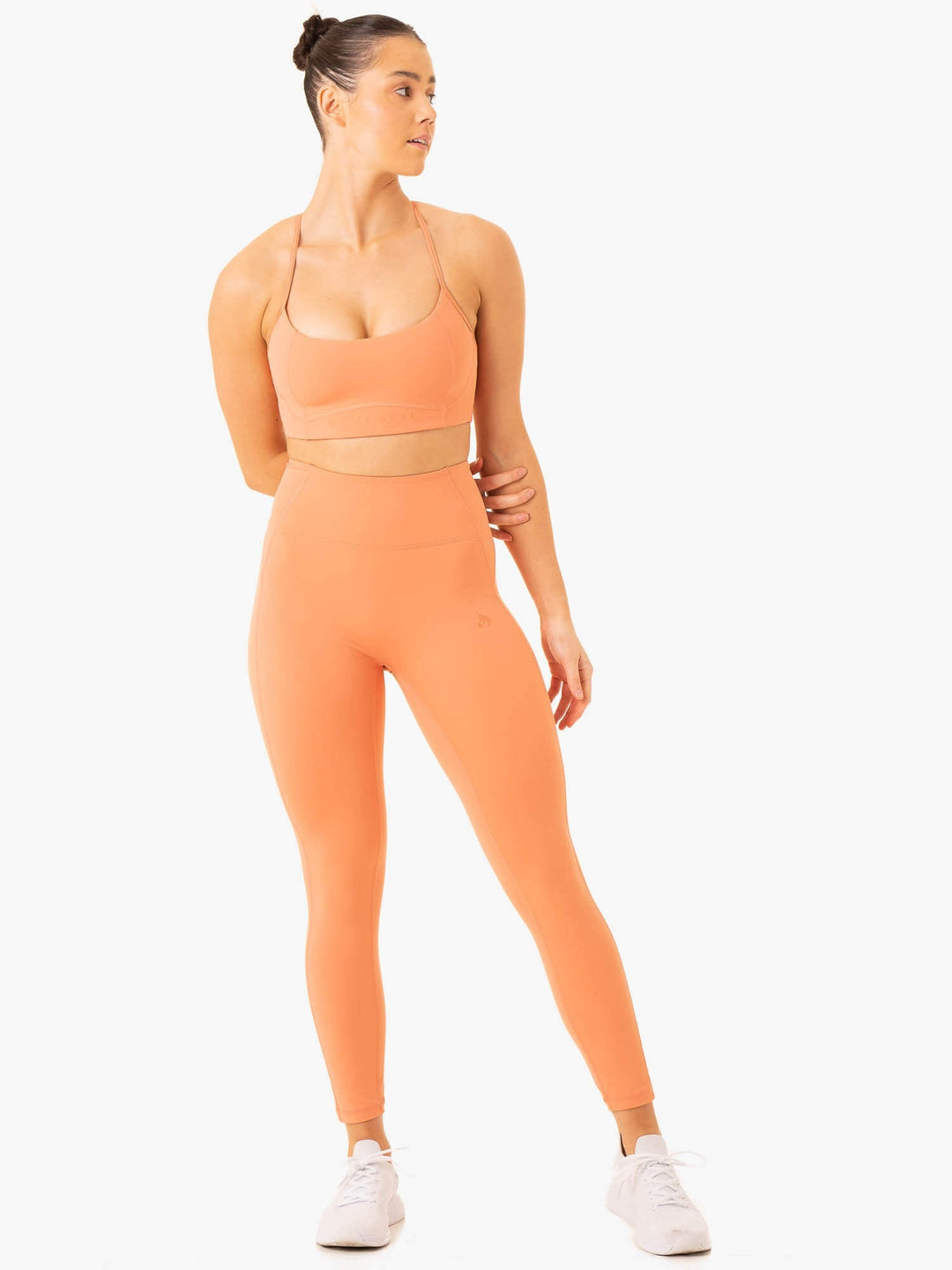 NKD Frame High Waisted Leggings - Terracotta Clothing Ryderwear