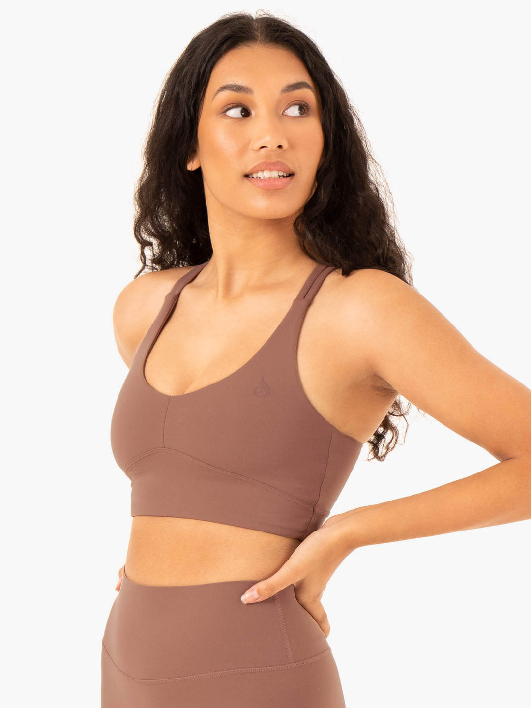 NKD Refine Sports Bra - Mocha Clothing Ryderwear